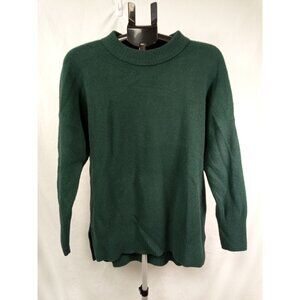 Abercrombie and Fitch Women's Green Crewneck Sweater Size Medium